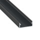 Hliníkový profil pre LED pásy DUAL (27,4x10,5mm) čierny