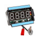 Digitálne hodiny a teplomer pod zrkadlo DC12/24V 5A IP54 XM319-T2