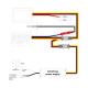 Digitálne hodiny a teplomer pod zrkadlo DC12/24V 5A IP54 XM319-T2
