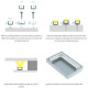 Hliníkový profil pre LED pásy 12mm x 8mm LUMI-X surový hliník