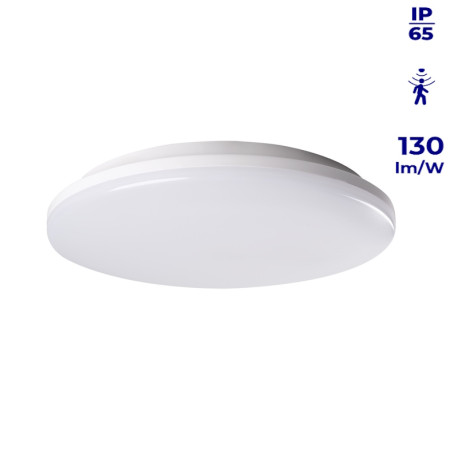 LED stropné svietidlo s MW senzorom STIVI 24W 3120Lm Natural White IP65 KANLUX