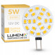 LED žiarovka G4 21LED SMD2835 5W 550Lm Warm White 12V DC LUMENIX