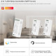 WiFi/RF 2,4GHz prijímač 2in1 pre riadenie MONO a CCT LED pásov 12A DC12/24V MiLight SW2