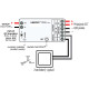 WiFi/RF 2,4GHz prijímač 2in1 pre riadenie MONO a CCT LED pásov 12A DC12/24V MiLight SW2