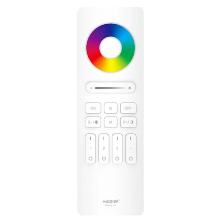 Diaľkové ovládanie RGB+CCT 4-zónové 2,4GHz MiLight C5