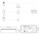 Matter Over WiFi + RF 2,4GHz prijímač + PUSH 2in1 pre riadenie LED pásov DC12/24V 12A MiLight SM2