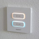 Nástenný ovládač RF 2,4GHz  s detekciou prítomnosti 2-zónový MiLight ESR2T-W
