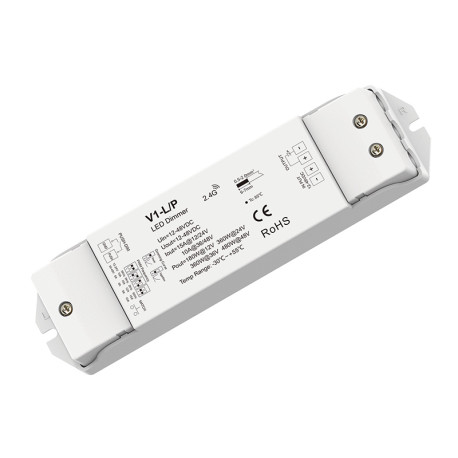 RF prijímač pre stmievanie LED pásov 1x15A DC12-48V SKYDANCE V1-L/P