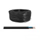 Kábel elek. OMYp 2x1,5mm H03VVH2-F 2x1,5 300/300V čierny plochý