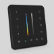 Nástenný ovládací panel RGB+CCT RF 2,4GHz 4-zónový imLTLED PR02 čierny
