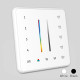 Nástenný ovládací panel RGB+CCT RF 2,4GHz 4-zónový imLTLED PR02 biely