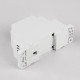 RF prijímač na DIN lištu 5in1 pre riadenie LED pásov DC12/48V 20A MiLight TR5
