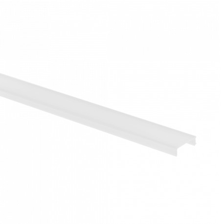 Hliníkový profil zaomietací pre LED pásy ECO-GPS 19,8x12,5mm - biely + mliečny difúzor