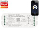 WiFi/RF prijímač + PUSH 2in1 pre riadenie LED pásov MONO/CCT 20A DC12/48V MiLight PW2