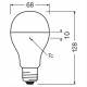 E27 A68 LED 19W 2452Lm Natural White OSRAM VALUE