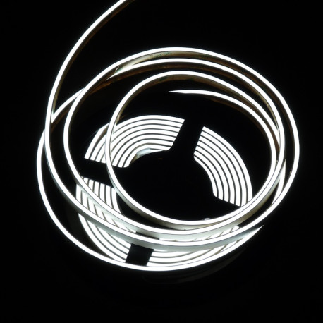 NEON FLEX 4x8mm Cold White 7W 310Lm 24V CRI90 IP67 ecolight