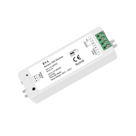 Spínač/stmievač riadiaca jednotka pre LED pásy 1x8A DC12/48V SKYDANCE  E1-L