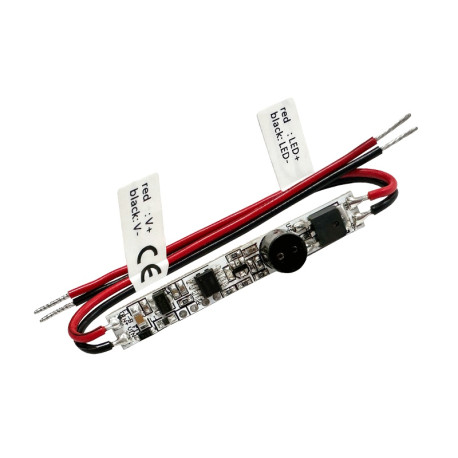 Stmievač/Spínač IR HAND do profilu pre LED pásy 1x4A DC12/24V SKYDANCE E1-B