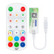 Set RF/BT kontrolér + 20-Key DO pre digitálne RGB SPI PIXEL LED pásy SP668E