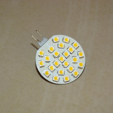 G4 24LED SMD3528 1,3W 100Lm Warm White DC 8-15V ECOLED