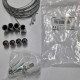 Závesné lanká pre LED panel - set 4ks - masterLED