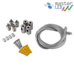 Závesné lanká pre LED panel - set 4ks - masterLED