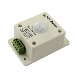 Nástenný pohybový spínač PIR 12-24V 8A