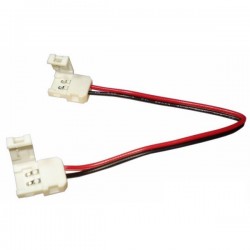 Konektor obojstranný pre MONO 10mm LED pás - plastový klip