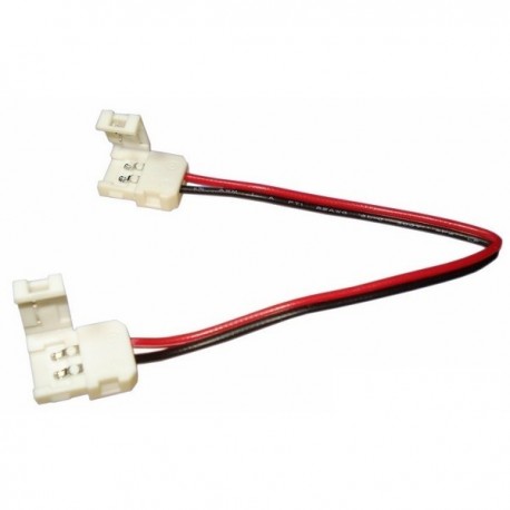 Konektor obojstranný pre MONO 10mm LED pás - plastový klip