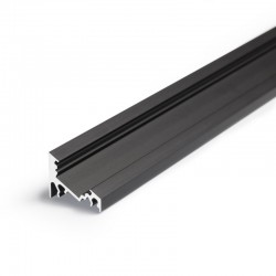 Hliníkový profil pre LED pásy CORNER10 - čierny