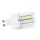 LED žiarovka G9 31LED SMD2835 4,5W 360Lm Warm White Corn LUMENIX