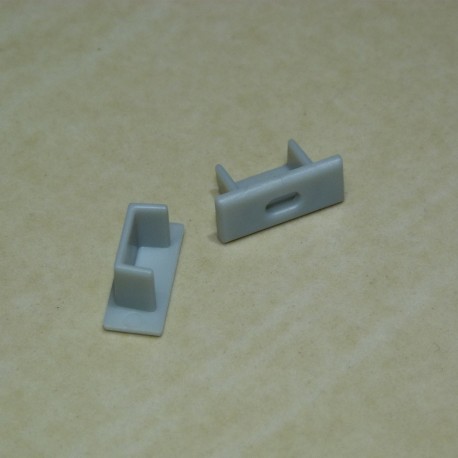 Koncovka pre hliníkový profil ROBUS 20x8 (13mm)-plastová