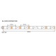 LS Digital SPI RGB 30LED SMD5050 WS2812b IC 7,2W 5V white PCB