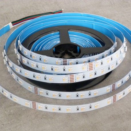 Flexibilný LED pás 60LED SMD5050 RGBWW (4in1, WW-3000K) 16W/m DC24V 12mm
