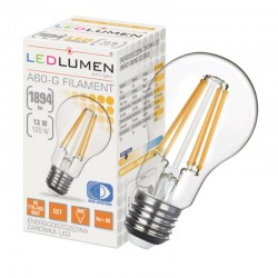 E27 Filament LED 13W 1680Lm Warm White LEDLUMEN