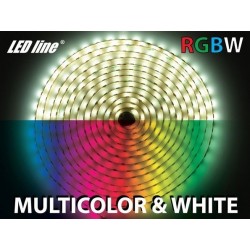 LED pás LS RGBNW (4 chips in 1) 60LED SMD5050 19,2W 12V IP20 12mm LEDline