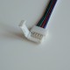 Napájací vodič s plastovým konektorom pre flexibilné RGBW LED pásy šírky 12mm