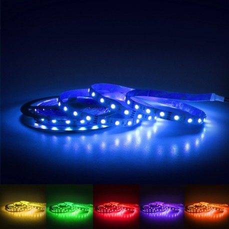 Flexibilný RGB LED pás 60LED/m 14,4W/m DC 24V 10mm IP65 - zaliaty z vrchnej strany silikónom