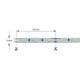 Flexibilný LED pás LS 60LED SMD2835 4,8W 460Lm Cold White 12V EPISTAR 8mm