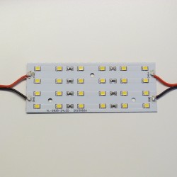 Rigid LED modul 99x39mm 24xSMD2835 5W 440Lm Warm White DC24V IP20