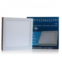 LED Panel Square 30x30cm 24W 1680Lm Warm White-Prisadený