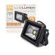 LED reflektor 1x10W 750Lm Warm White LEDLUMEN IP65